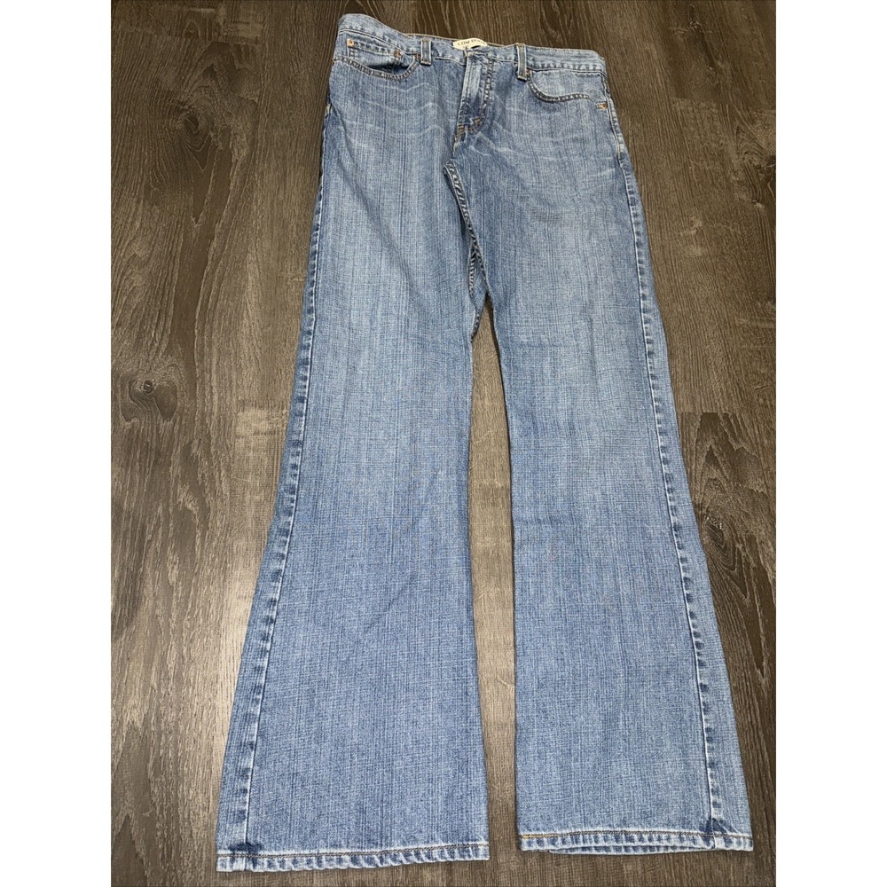Vtg Levis 527 Jeans Mens 34x34 Whisker Fade Cotton Low Bootcut Denim Pants Y2K